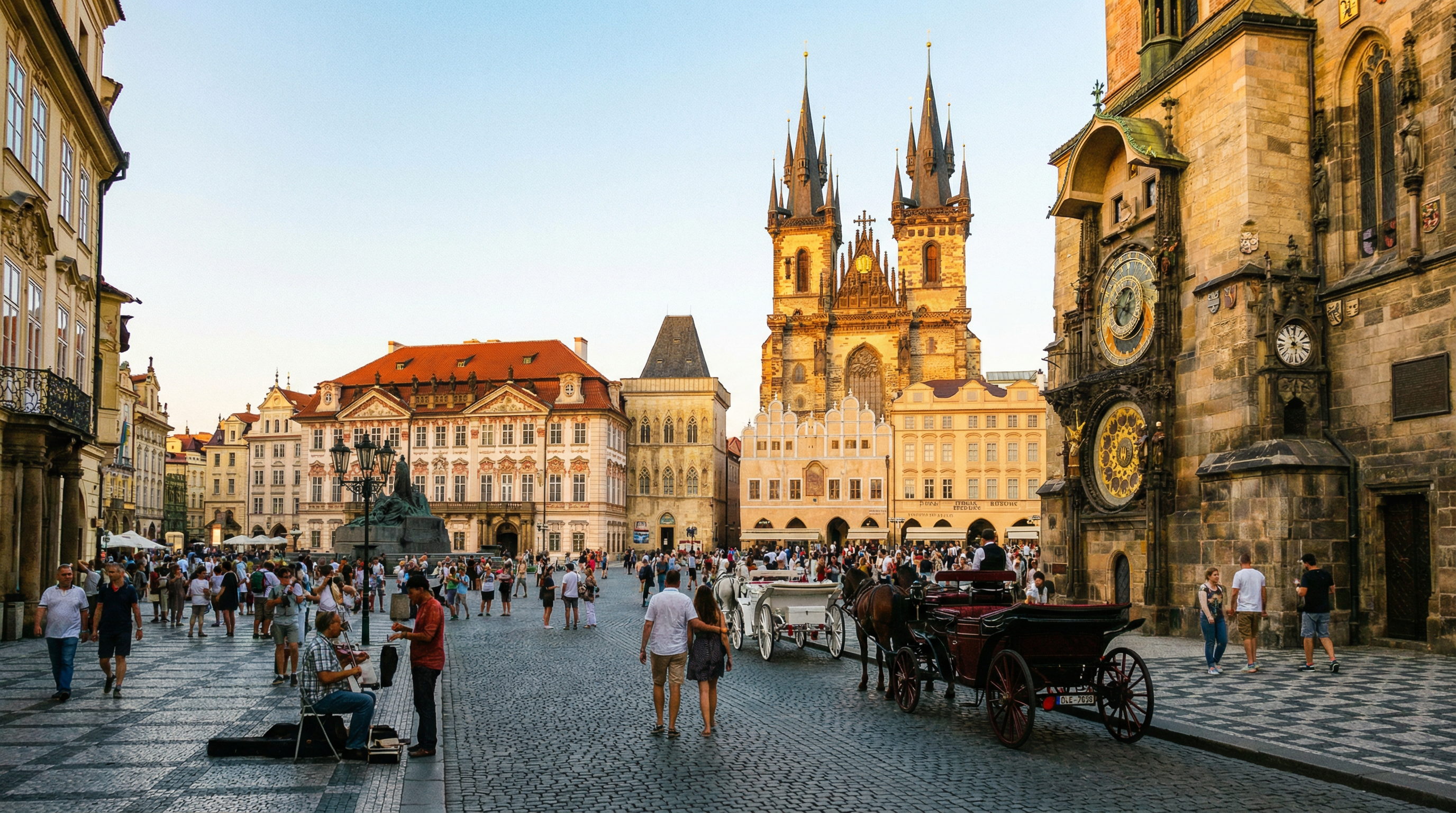 捷克布拉格街景